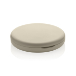 Espelho de bolso em plástico reciclado com aumento e luz LED cor bege segunda vista