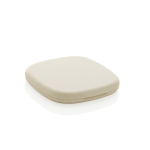 Espelho em plástico reciclado com dupla vista padrão e aumentada cor bege segunda vista