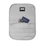 Mochila expansível em tecido reciclado com fecho Duo-Zipper 16'' cor preto