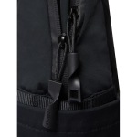 Mochila expansível em tecido reciclado com fecho Duo-Zipper 16'' cor preto