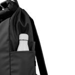Mochila impermeável com fixação para bike e sistema antirroubo 16'' cor preto vista décima quarta