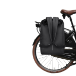 Mochila impermeável com fixação para bike e sistema antirroubo 16'' cor preto vista décima sexta