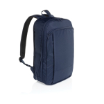 Mochila ultrafina em RPET com design expansível 15.6'' cor azul-marinho