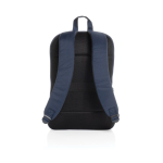 Mochila ultrafina em RPET com design expansível 15.6'' cor azul-marinho quinta vista