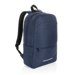 Mochila em poliéster reciclado com design business e bolsos 15.6'' cor azul-marinho