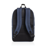 Mochila em poliéster reciclado com design business e bolsos 15.6'' cor azul-marinho quarta vista