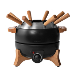 Fondue elétrica com controlo preciso e capacidade para 8 pessoas Boska cor preto