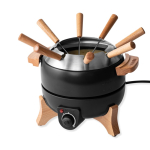 Fondue elétrica com controlo preciso e capacidade para 8 pessoas Boska cor preto segunda vista