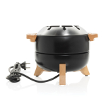 Fondue elétrica com controlo preciso e capacidade para 8 pessoas Boska cor preto quarta vista