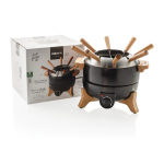 Fondue elétrica com controlo preciso e capacidade para 8 pessoas Boska cor preto