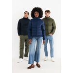Casaco acolchoado de poliéster reciclado homem casual fit 70 g/m2 IQONIQ Maiko cor preto