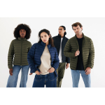 Casaco acolchoado de poliéster reciclado homem casual fit 70 g/m2 IQONIQ Maiko cor preto