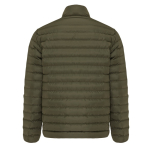 Casaco acolchoado de poliéster reciclado homem casual fit 70 g/m2 IQONIQ Maiko cor caqui segunda vista