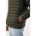 Casaco acolchoado de poliéster reciclado homem casual fit 70 g/m2 IQONIQ Maiko cor caqui