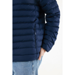 Casaco acolchoado de poliéster reciclado homem casual fit 70 g/m2 IQONIQ Maiko cor azul-marinho