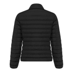 Casaco acolchoado de poliéster reciclado mulher casual fit 70 g/m2 IQONIQ Maiko cor preto segunda vista