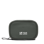Kit de primeiros socorros em poliéster reciclado com acessórios de primeiros socorros cor verde vista principal