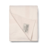 Manta elegante em poliéster reciclado com toque suave e quente 260 g/m2 cor branco-sujo terceira vista