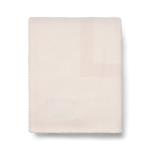Manta elegante em poliéster reciclado com toque suave e quente 260 g/m2 cor branco-sujo quinta vista