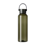 Garrafa RPET de design minimalista com tampa de aço e asa 550 ml cor verde