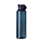Garrafa RPET de design minimalista com tampa de aço e asa 550 ml cor azul-marinho terceira vista