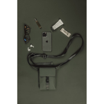 Saco tiracolo urbano reciclado com design leve e acesso lateral cor verde vista de ambiente