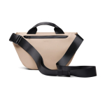 Saco tiracolo urbano em material reciclado com alça ajustável cor marfim segunda vista