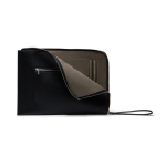 Capa reciclada para PC com design sofisticado e bolso útil 14'' cor preto segunda vista