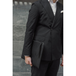 Capa reciclada para PC com design elegante e acesso rápido 16'' cor preto vista de ambiente