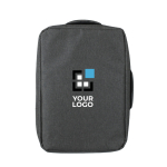 Mochila de viagem com múltiplos bolsos para portátil 15'' cor cinzento vista principal