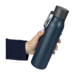 Garrafa térmica de aço inoxidável reciclado com mosquetão 600ml segunda vista