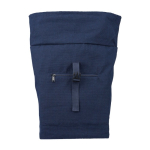 Mochila enrolável de poliéster e algodão reciclado para portátil 15'' sexta vista