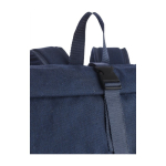 Mochila enrolável de poliéster e algodão reciclado para portátil 15'' sétima vista