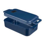 Lancheira de plástico apta para micro-ondas com fecho de encaixe 800ml terceira vista