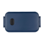 Lancheira de plástico apta para micro-ondas com fecho de encaixe 800ml quarta vista