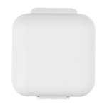 Porta-comprimidos de plástico com 5 compartimentos individuais cor branco primeira vista