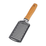 Ralador de aço inoxidável com cabo de madeira personalizável primeira vista