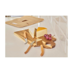 Conjunto de facas para queijo ou charcutaria em saco com velcro nona vista