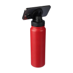 Garrafa de inox de parede dupla com tampa suporte de telemóvel 800ml primeira vista