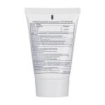 Protetor solar SPF30 e aroma a baunilha em tubo branco segunda vista