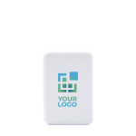 Powerbank magnético de carregamento rápido BrandCharger 5.000 mAh cor branco vista principal