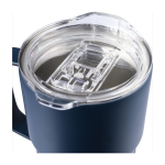 Copo take away de aço inoxidável reciclado com asa 450ml nona vista