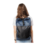 Mochila enrolável para portátil repelente à água 15'' cor azul segunda vista
