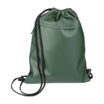 Mochila de cordas repelente à água com bolso frontal terceira vista