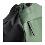 Mochila de cordas repelente à água com bolso frontal quinta vista