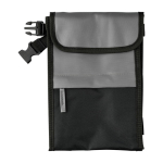 Saco térmico em poliéster e PU repelente à água com 3 compartimentos cor cinzento primeira vista