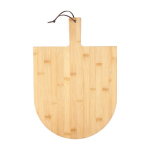 Tábua de pizza em bambu com guias de corte, cortador e espátula segunda vista