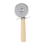 Tábua de pizza em bambu com guias de corte, cortador e espátula quinta vista