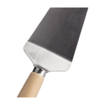 Tábua de pizza em bambu com guias de corte, cortador e espátula sétima vista