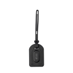 Etiqueta de bagagem com localizador Apple FindMy personalizável cor preto vista principal